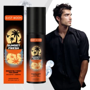 east moon spray desodorante afrutado para hombre, eliminador de sudor, mantiene el refrescante, eliminación de olores, reduce el mal olor corporal, desodorante en aerosol para axilas