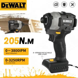 atornillador de impacto sin escobillas dewalt dcf85m 2026 de 18v, 205nm, 3 velocidades, para trabajos en madera, montaje de muebles y atornillado de alta resistencia