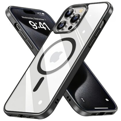 Funda para celular - Funda magnética transparente premium